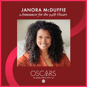 Janora McDuffie Oscars Announcer